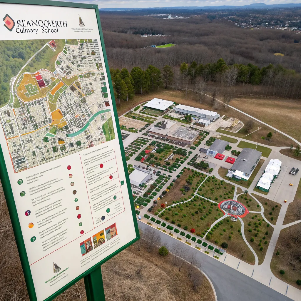 Map of RELANQOVERTH Culinary School Campus